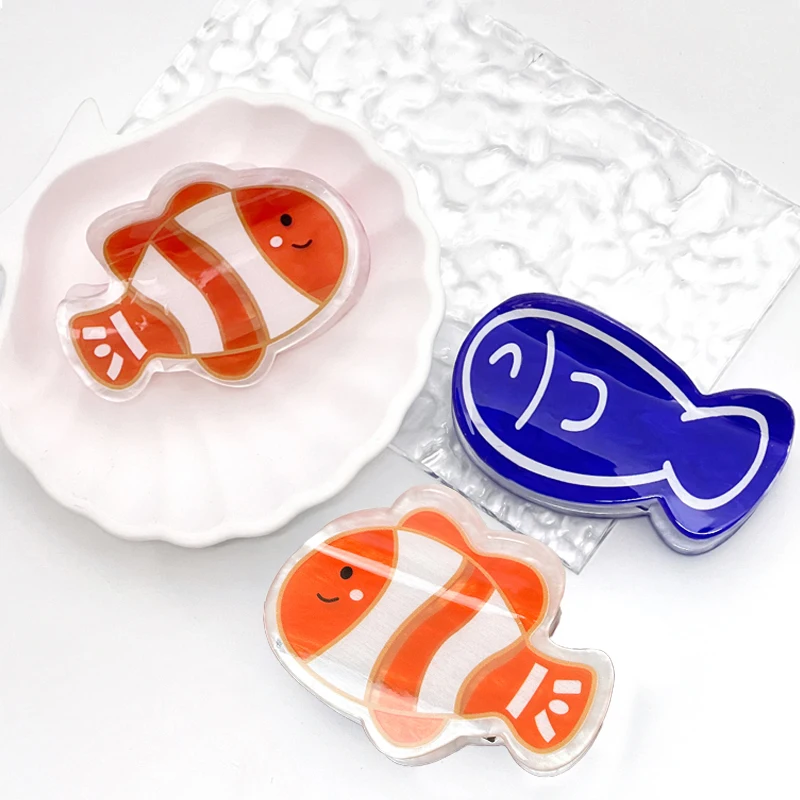 1 Uds. Serie Ocean linda chica flequillo lateral pico de pato accesorios para el cabello horquillas encantadoras para adolescentes
