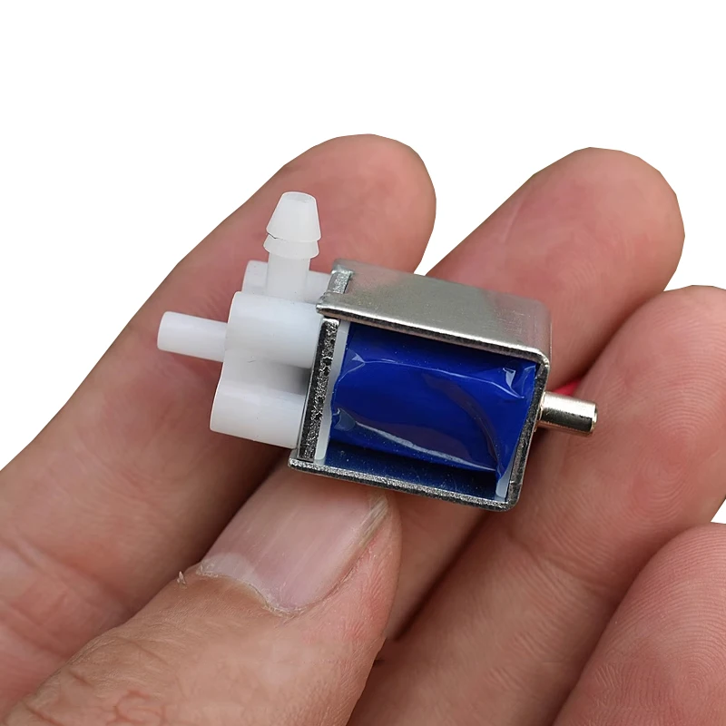 

DC 5V 6V 2-Position 3-Way Micro Electric Solenoid Valve N/O N/C Mini Air Gas Flow Control Valve DIY Pump Blood Pressure Monitor