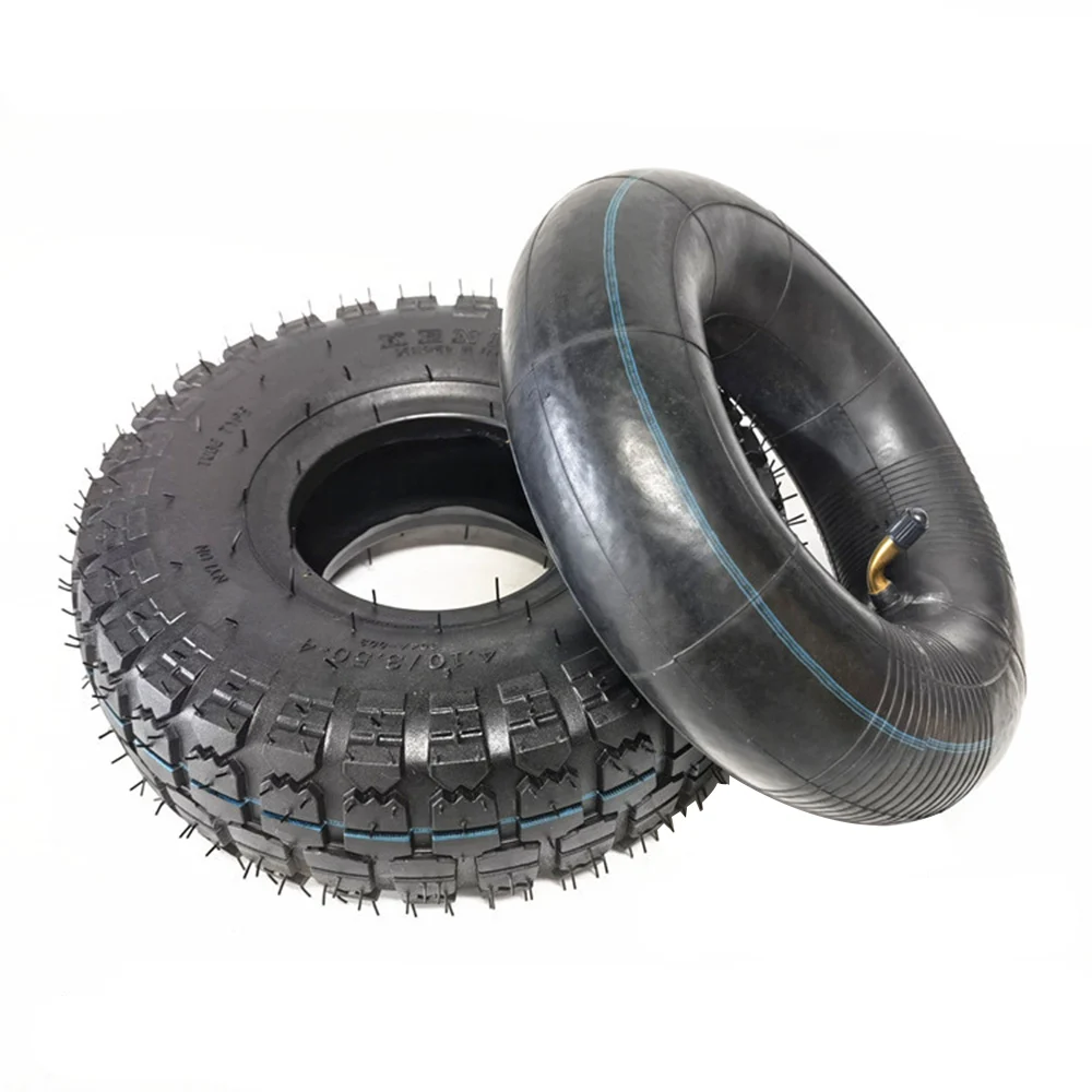 10 Inch Tires 4.10/3.50-4 Inner and Outer  Three-wheeled Four-wheeled Scooter 260x85 Thickened  Tube 3.00-4 