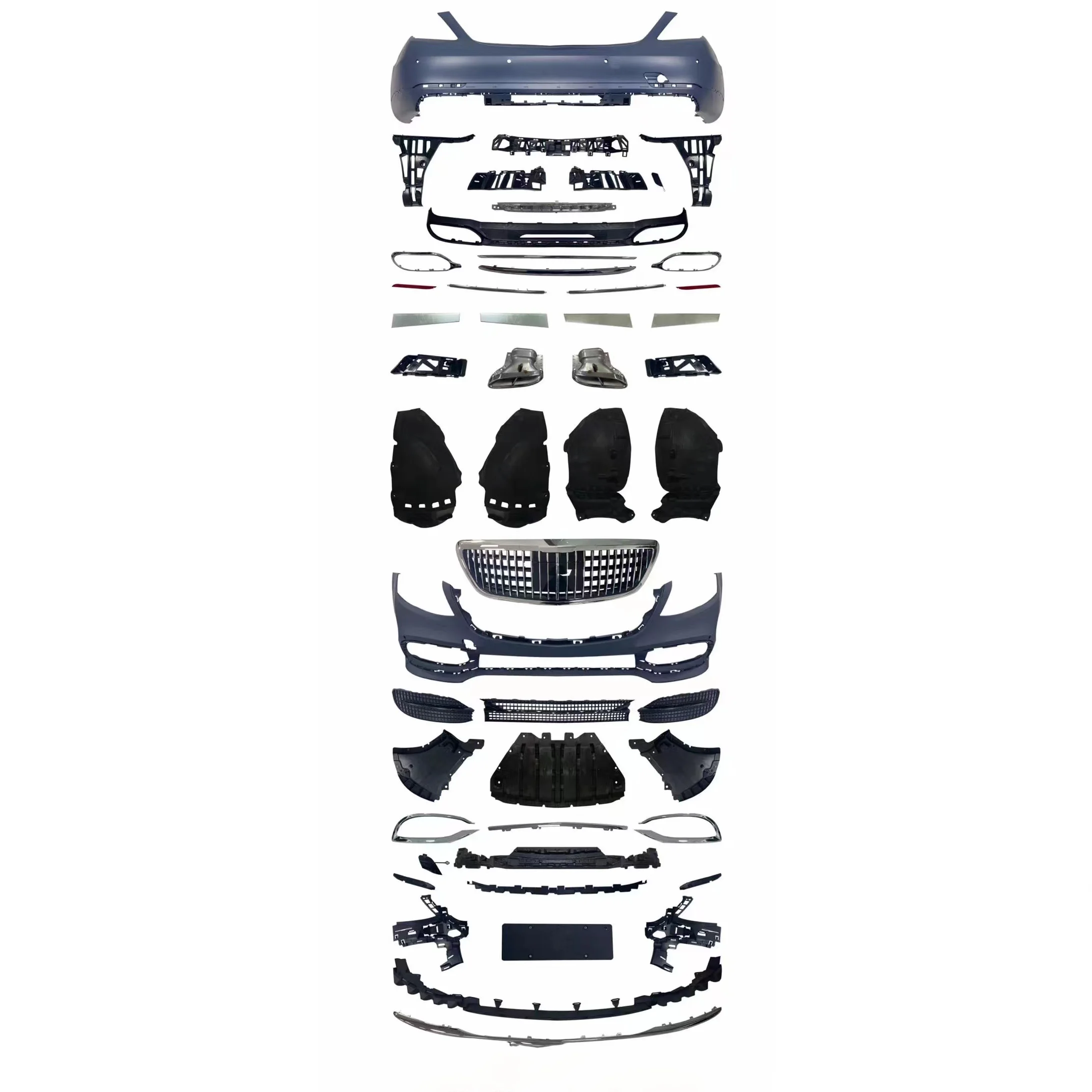 

Комплект кузова Dream для S-класса W222 S450, модифицированный передний задний бампер в сборе