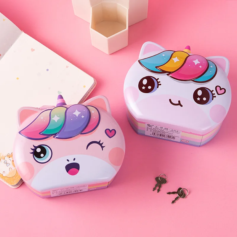 Cartoon Money Save Box Children Toy Survival Handbag Portable Coin Bank Cute Piggy Bank Anti-fall Piggy Bank Creative with Lock