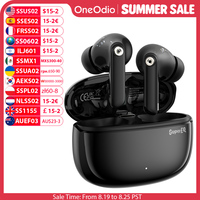 Oneodio SuperEQ S10 ANC Bluetooth 5.4 Wireless Earphones TWS Active Noise Cancelling Headphones Earbuds With ENC Mics Game Mode