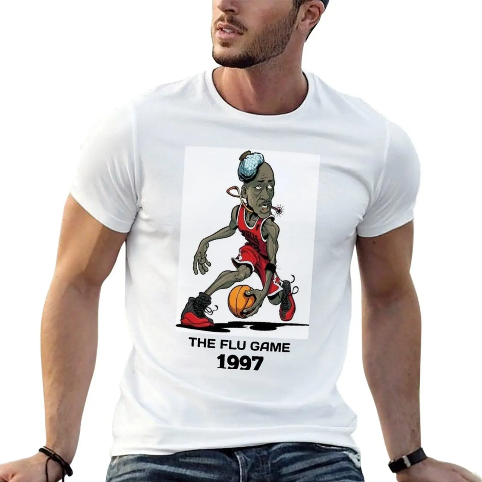 flu game T-Shirt man t shirts for men casual printed t shirts for man anime t shirts oversize T-shirt