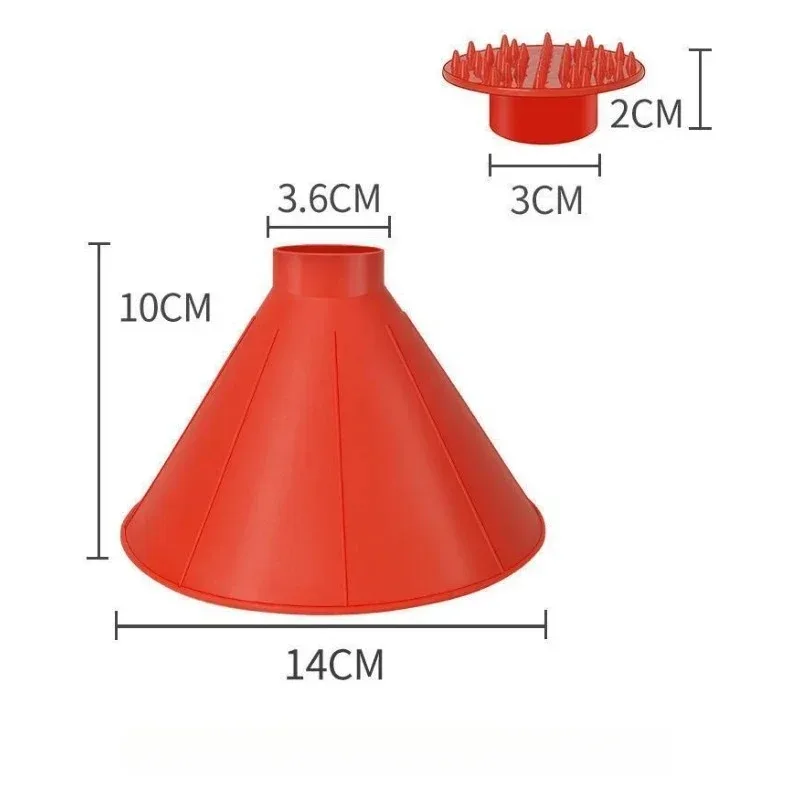 1 шт. коническая воронка, лопата для снега, автомобильный круглый пластиковый скребок для снега, лопата, скребок для льда, многофункциональный автомобильный снежный инструмент