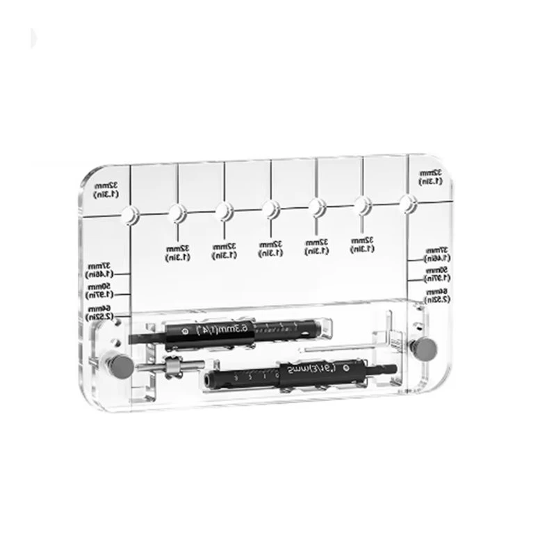 AT02-Hole Punch Locator Tool For Acrylic Positioning Jig Woodworking Shelf Fine-Tuning Installation Aid