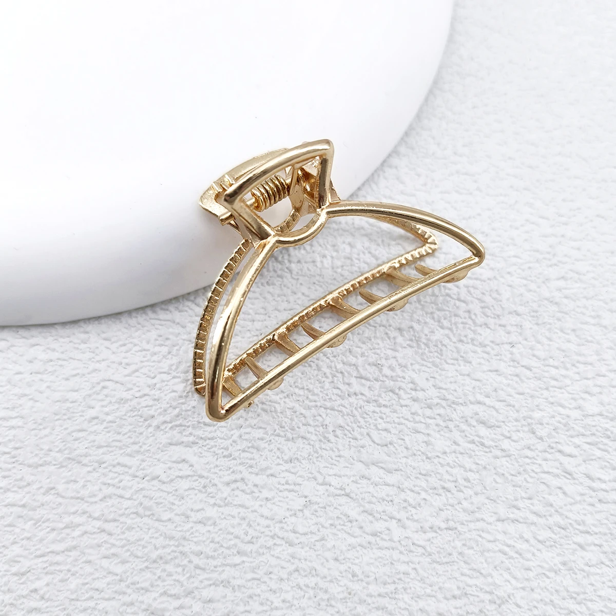 12 Stile Mode Mini 4 cm Metall Haar Klaue Für Frauen Gold Farbe Kreuz Krabben Haar Clip Koreanische Elegante Geometrische haarnadel Mädchen Haar – Detail 15