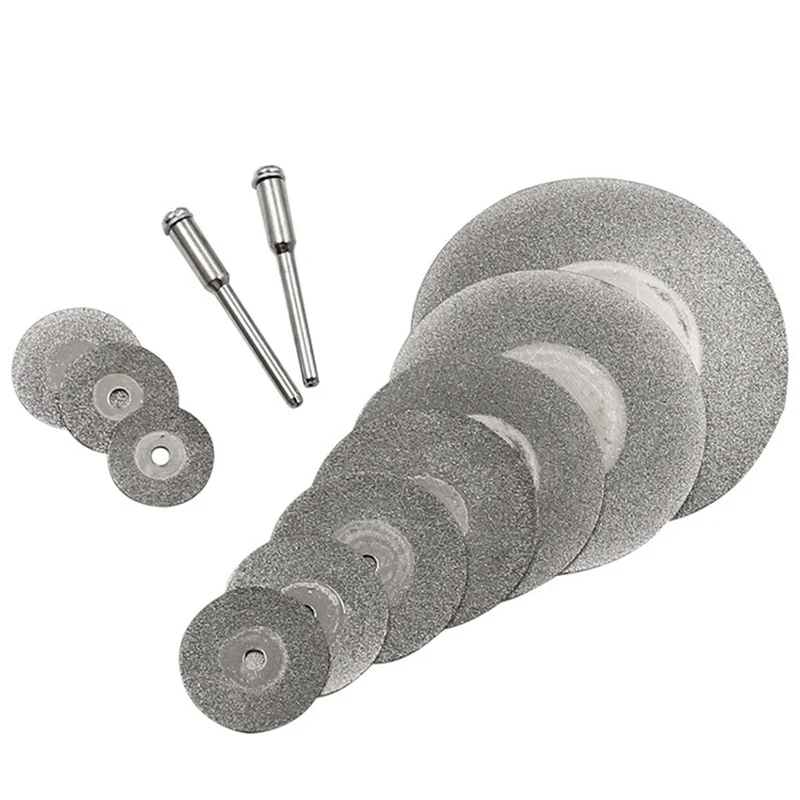 16-60mm Mini Diamond Cutting Disc With Mandrel Abrasive Diamond Discs For Dremel Diamond Saw Blades