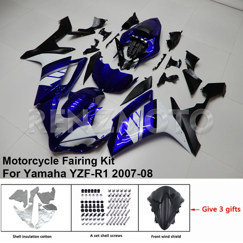 Fit for YAMAHA YZF-R1 2007-2008 Y1007-116a Frame Infill Panels Side Fairing Decorative Panel Motorcycle Accessories