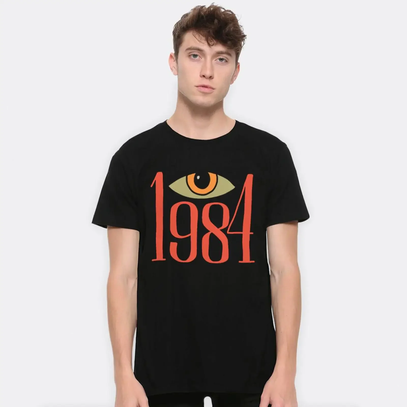 1984 by George Orwell T Shirt Men's and Women's Sizes RWL 47741 vintage Washed graphic Stretched Versatile Soft Casual