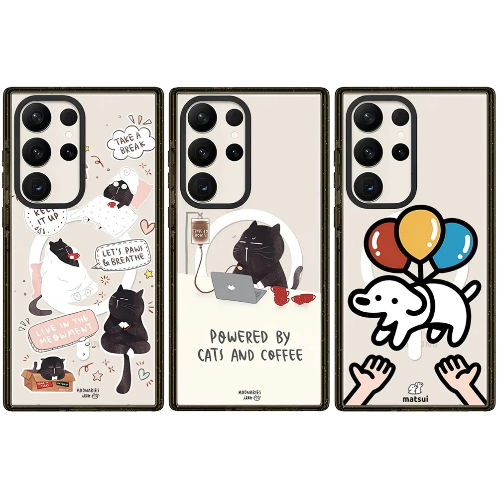

6050893 Acrylic Magnetic Case: Compatible with Samsung Galaxy S23 U S24U S25 S26 Ultra S25+ S26 Plus Shell