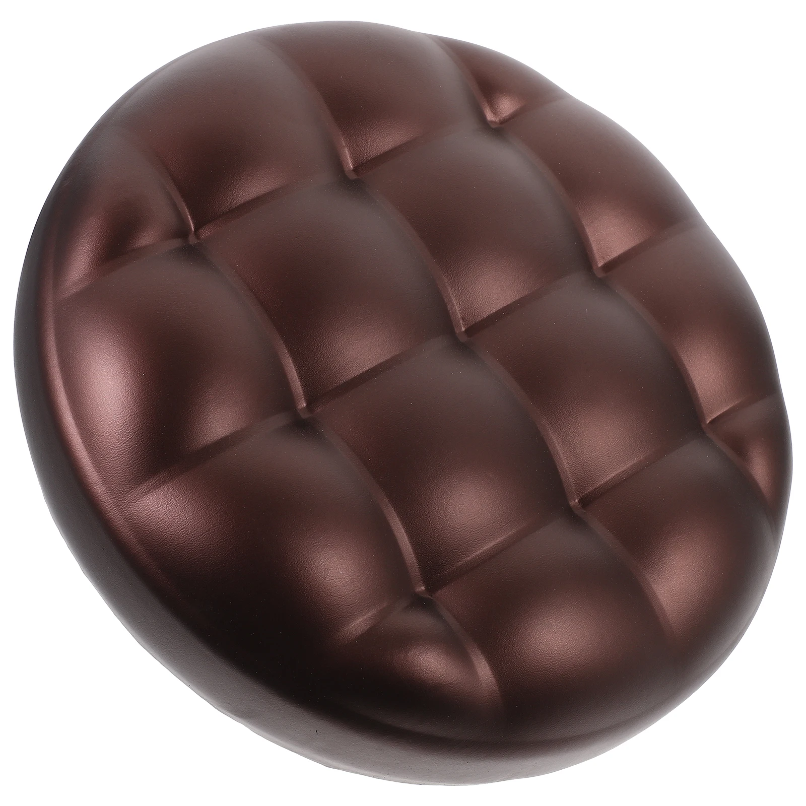 1pc Round Stool Cushion Pu Seat For Bar Chair Replacement Soft Padded Seat Round Seating Part Home Office Repair Furniture