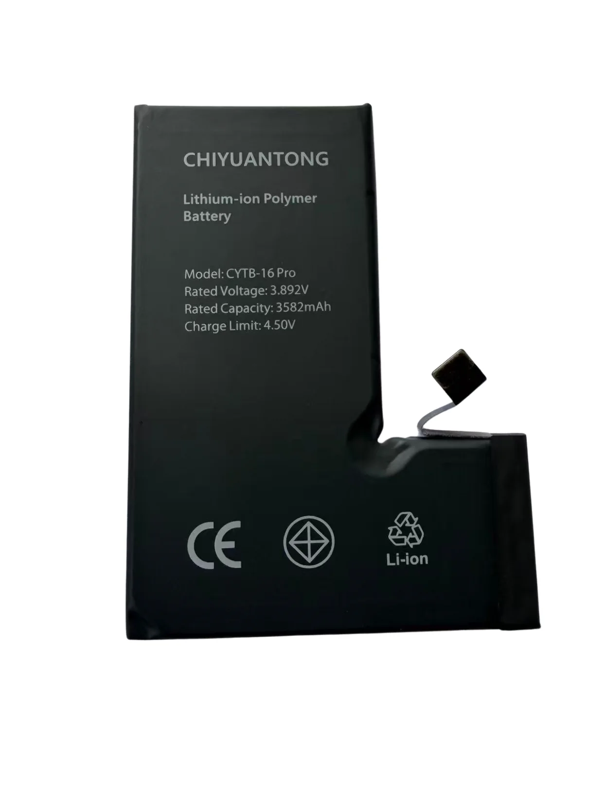 CHIYUANTONG Replacement Battery For Iphone 16 Pro Cell Phone Battery 3582mAh Long Lasting Mobile Phone Accessories Repair Part