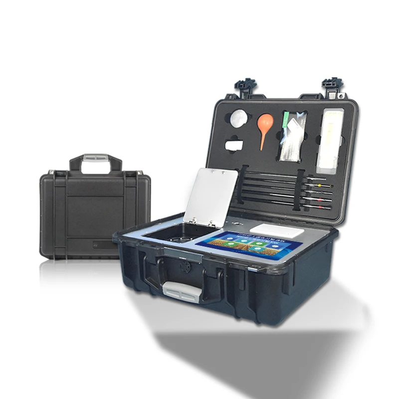 r مجموعة المعدات لإدارة الأسمدة الزراعية عالية الدقة التربة درجة الحموضة الرطوبة الملح الكربون محلل اختبار الكشف #4