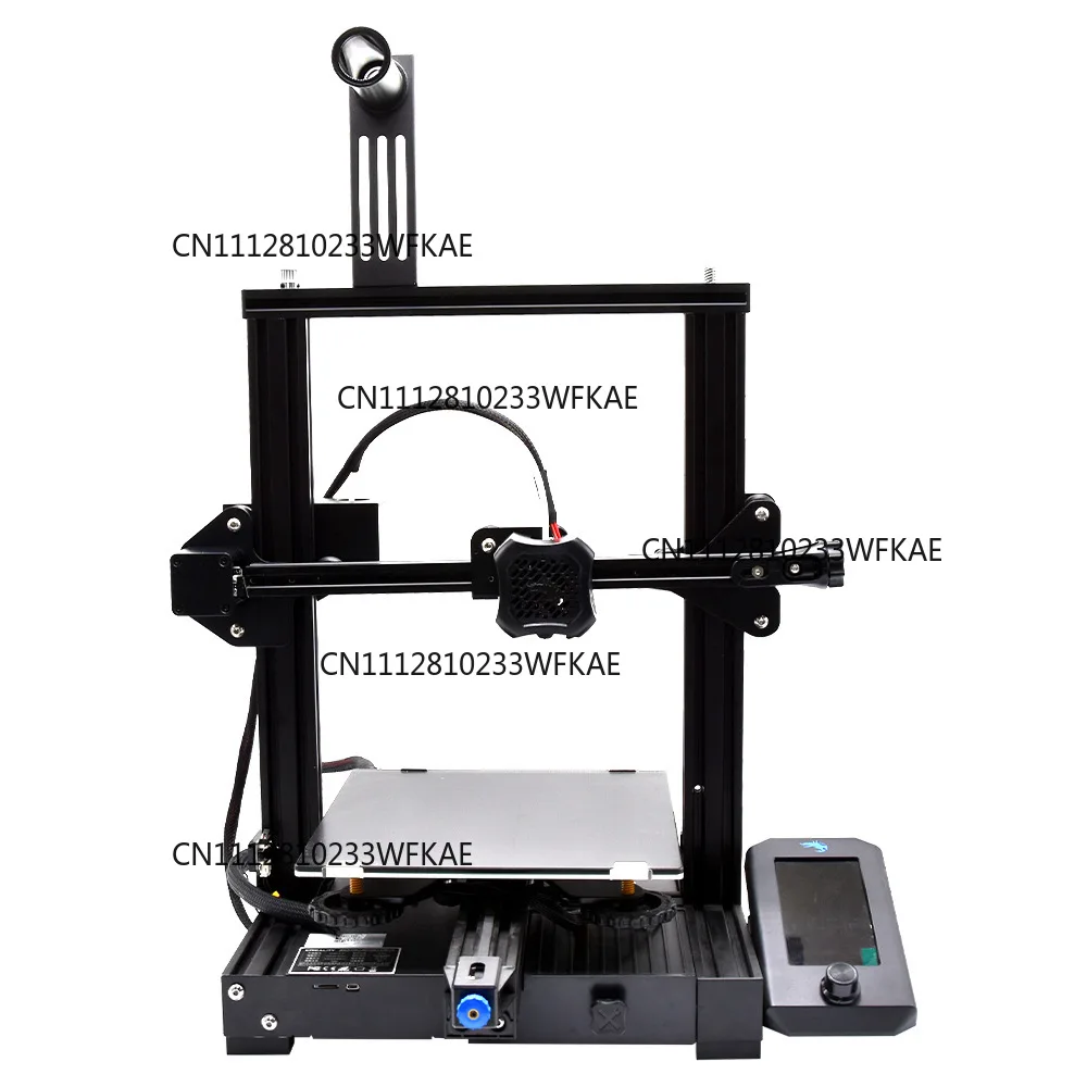 For Ender-3 V2 full nozzle kit, 24V40W with plastic fan cover hot end, 3D printer accessories