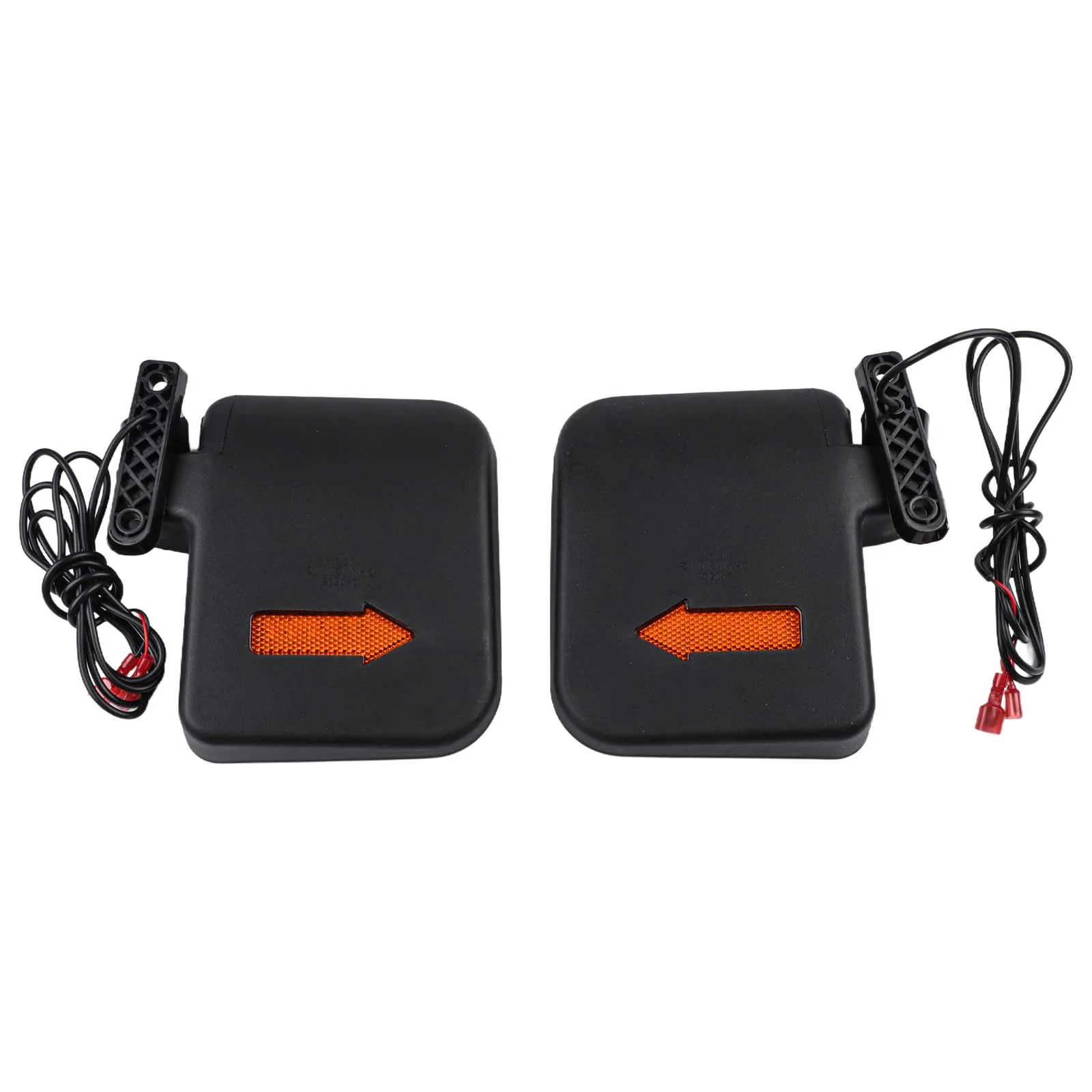 

Зеркала для обзора со светодиодными указателями поворота Боковые зеркала для тележки для гольфа с указателями поворота для повышения видимости и безопасности