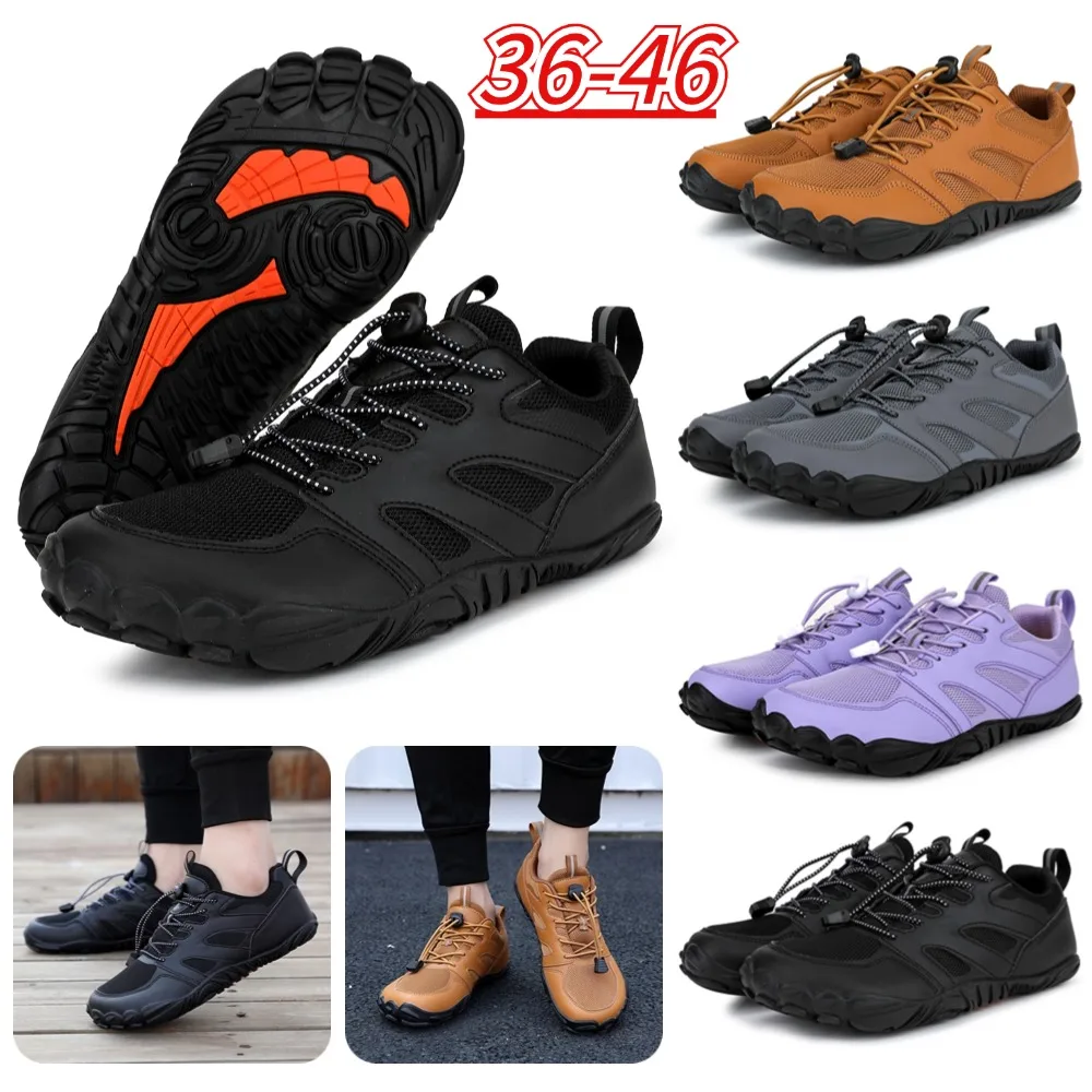 1 Pair Summer Wading Hiking Shoes for Men Women Outdoor Trail Running Sneakers Breathable Sports Trekking Beach Barefoot Shoes