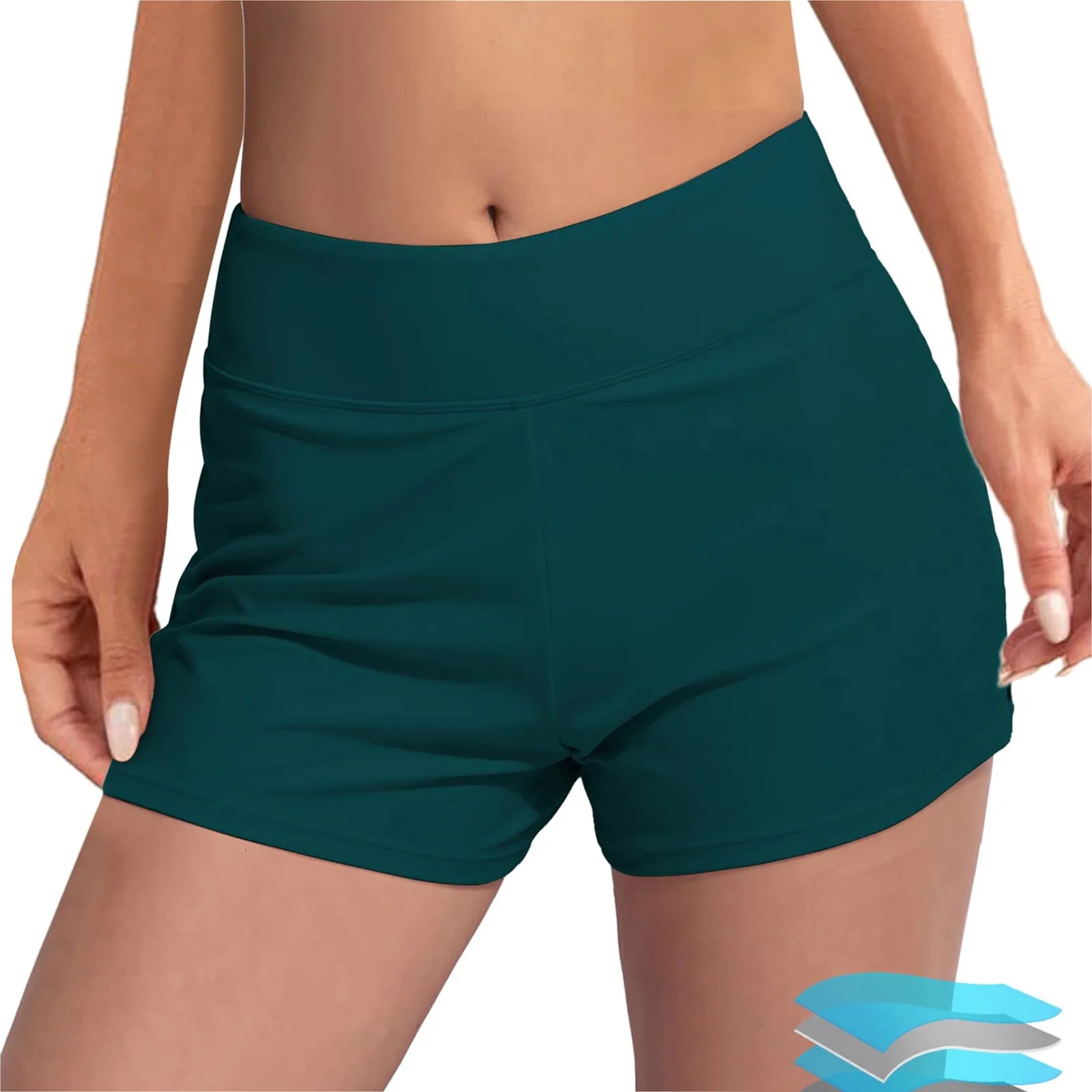 Menstrual Swim Shorts Women Swimwear 2 Layer Leakproof Physiological Bikini Bottom For Women Bathing Suit Swimwear Briefs