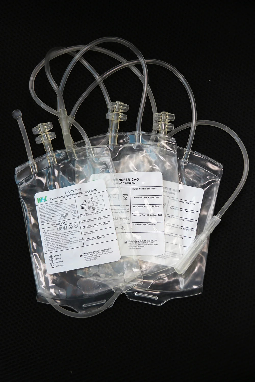 Medical collection bag various bag 450ml/250ml/350ml/500ml