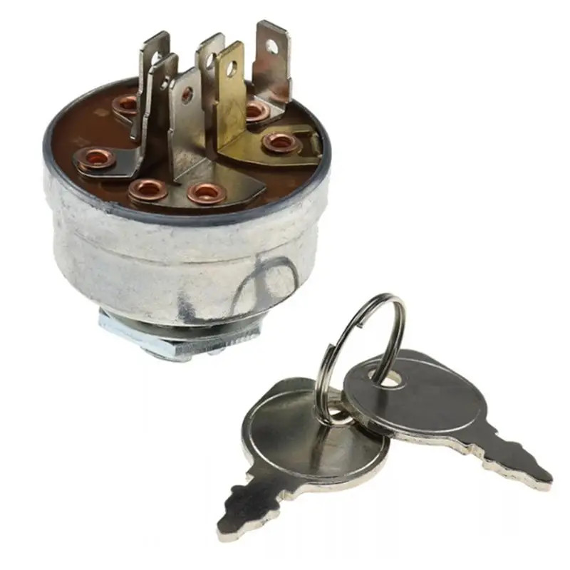 A30F-Lawn Mower Start Ignition Switch 6Pin Ignition Switch With Key 5020927 1686734 For Ferris IS600Z IS1500Z IS700Z