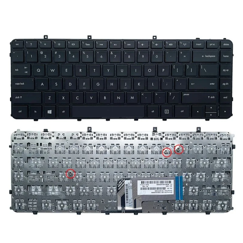 XIN-Russian-US Laptop Keyboard ForHP Envy 4 6 4-1000 4-1100 4-1200 6 6-1000 6-1100 6-1200 Envy 4-1030us Envy4 Envy6