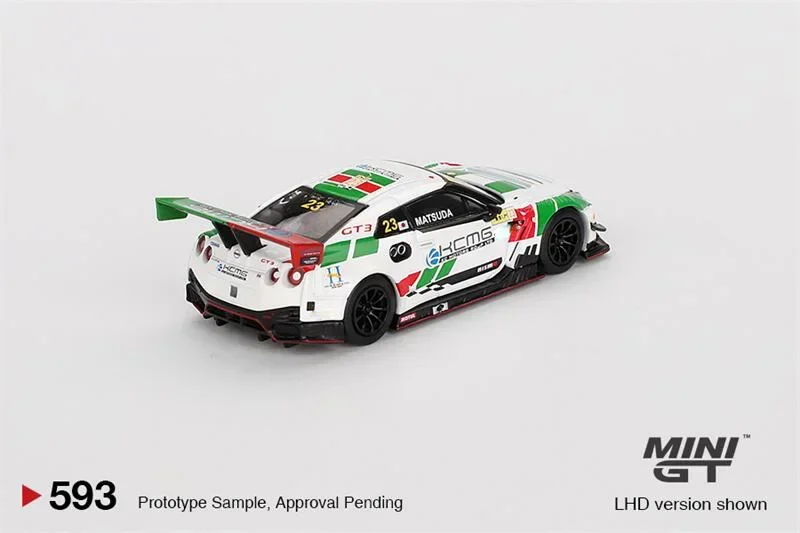 MINI GT 1:64 GT-R NISMO GT3 #23 KCMG 2018 LHD Diecast Model Car