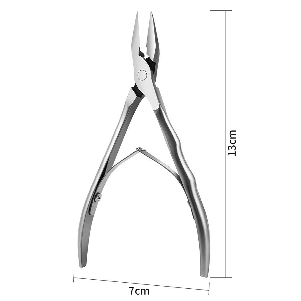 

Straight Blade Ingrown Thick Toenail Clippers 1Pc Rhinestone Decor Manicure Pedicure Trimming Tool