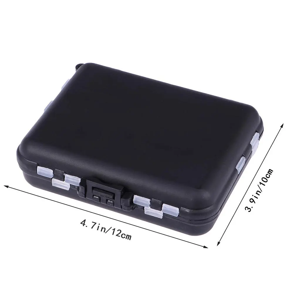 

2Pcs Fishing Organizer Boxes Durable Plastic Storage Multi-Function Compact Portable Tackle Fishing Tackle Box