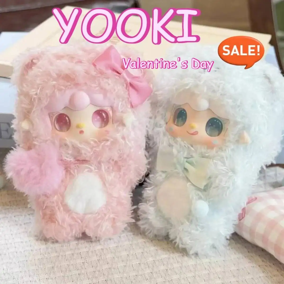 

Yooki, милая слепая коробка на День святого Валентина, загадочная коробка, плюшевая кукла, модные игрушки, трендовая коллекция плюшевых кукол, подарки-сюрпризы