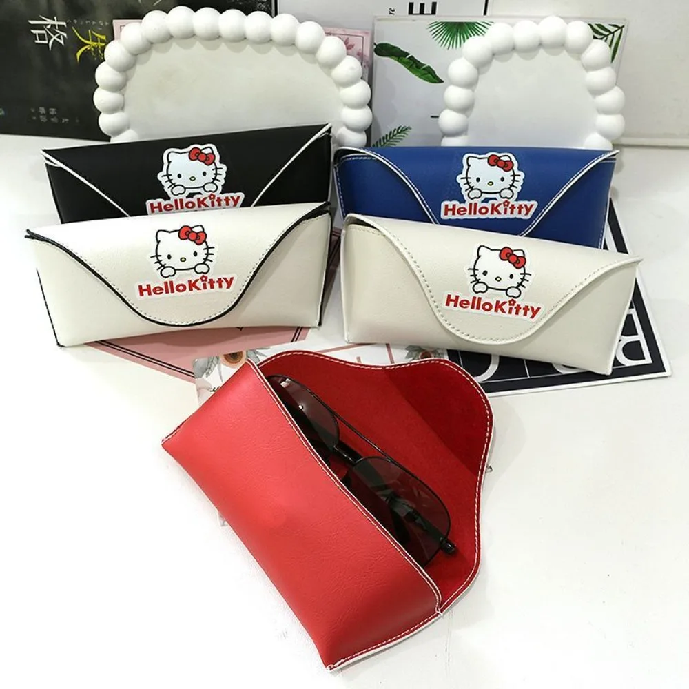 

Hello Kitty Glasses Bag Cartoon Originality Portable Myopia Lens Protective Cover Fashion Compression Resistance Storage Box