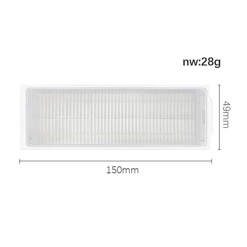 แผ่นกรองอากาศ HEPA แบบซักได้2ชิ้น/3C อุปกรณ์เสริมอะไหล่สำหรับหุ่นยนต์ดูด C107 Xiaomi Mijia M30 Pro