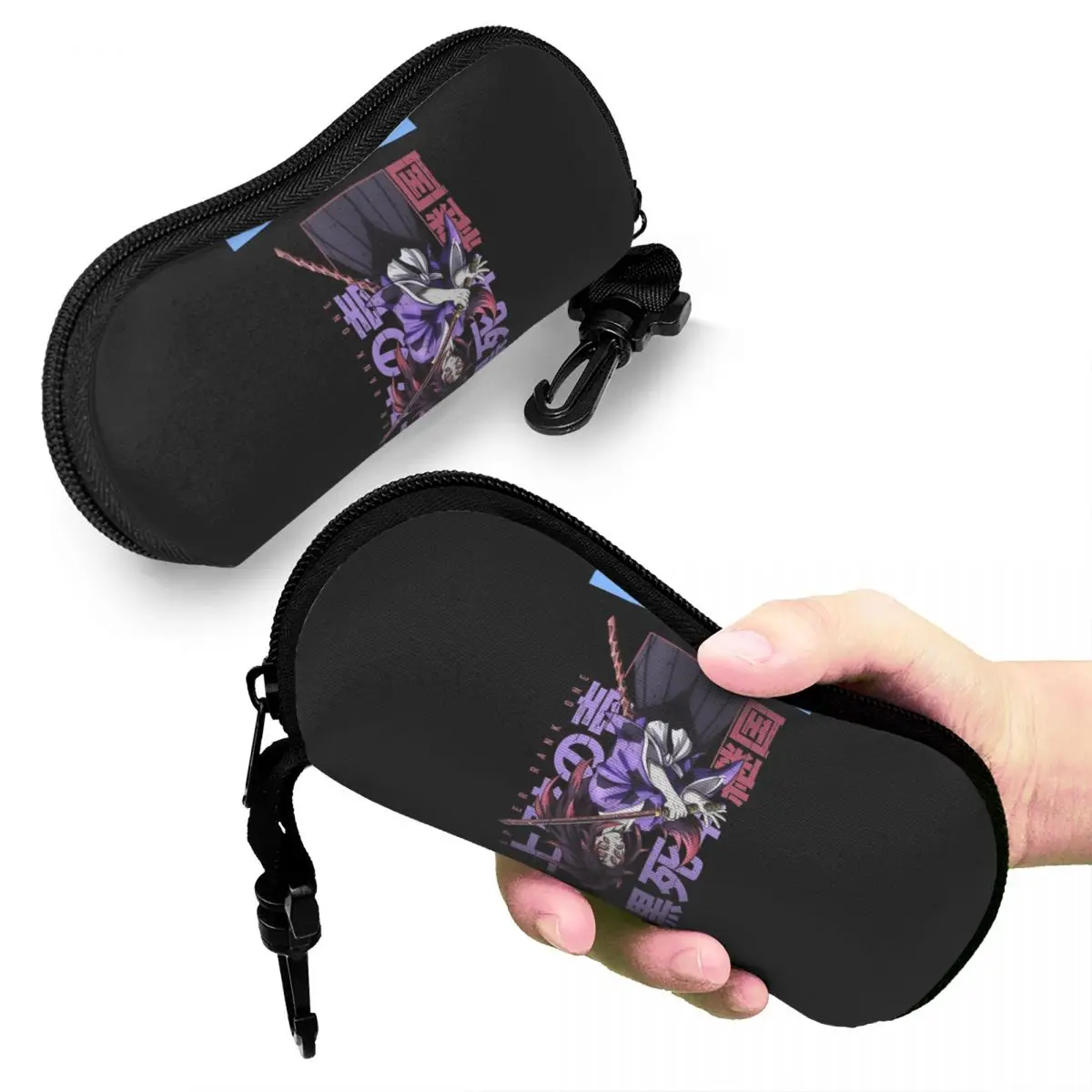 

Kokushibo Shell Glasses Case Portable Sunglasses Box Women Men Soft Eyeglass Bag Pouch