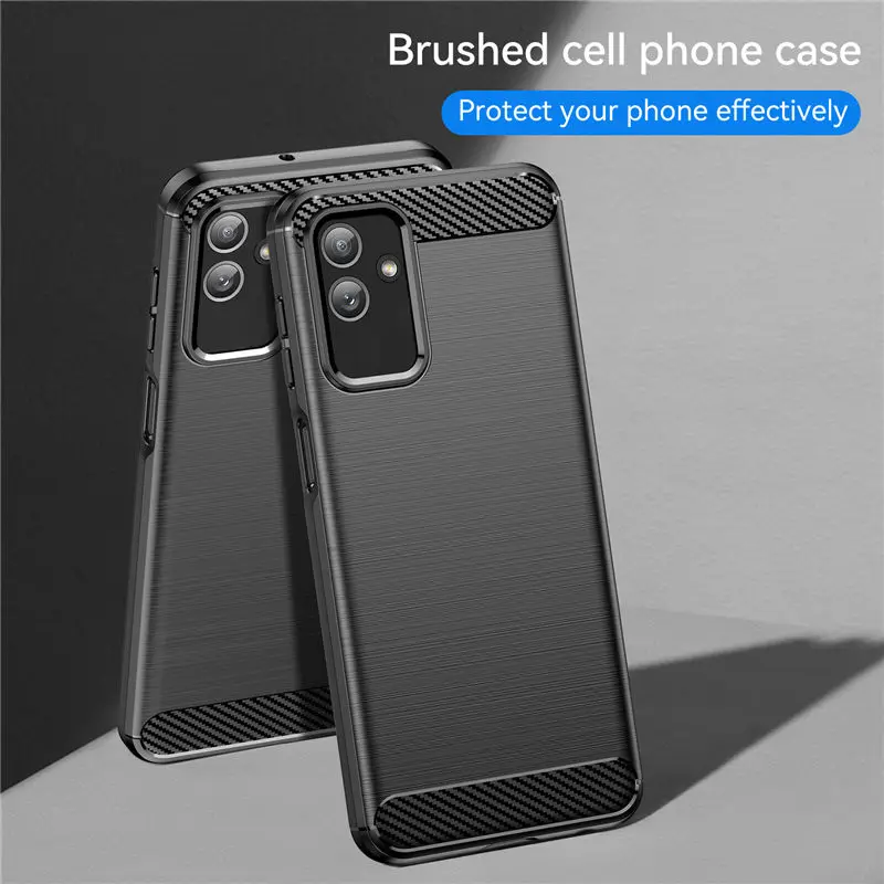 For Samsung Galaxy A13 5G A136U Case Carbon Fiber Skin Soft Silicone TPU Cover Case For Samsung Galaxy A13 5G A136U Phone Bags