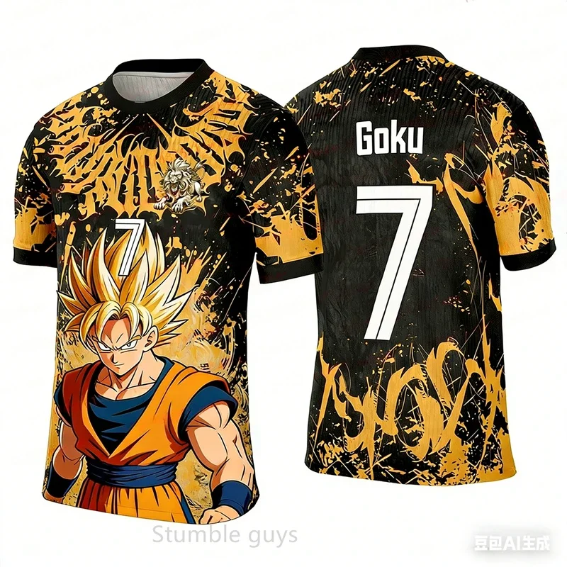 Kinder Dragon Ball Z T-Shirt Jungen Kleidung Mädchen Basketball Trikot Vegeta Damen Super Saiyan 3 Shirt