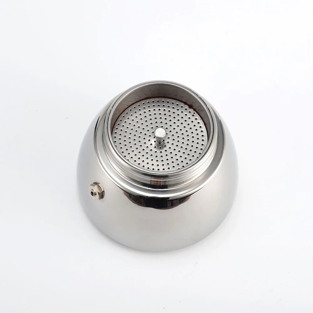 4/6cup Stainless Steel Filter Espresso Tamper Filter Moka Pot Pressed Powder Reducing Filter For Mocha Pot Coffee Pot Replacemen - Image 5