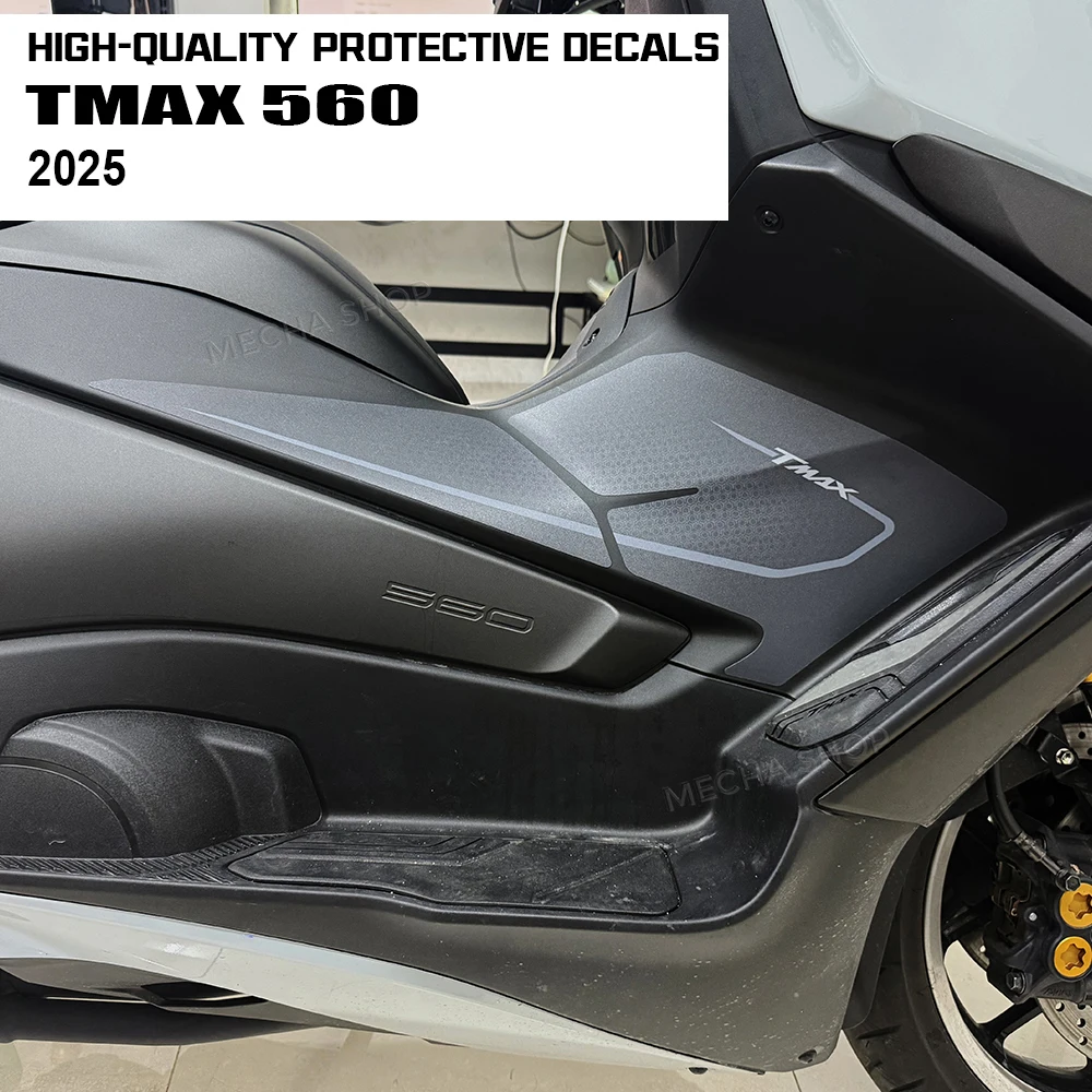 

For T MAX 560 TMAX 560 2022 2023 2024 2025 TMAX560 Accessories Central Pedal Area Decorative Motorcycle Stickers