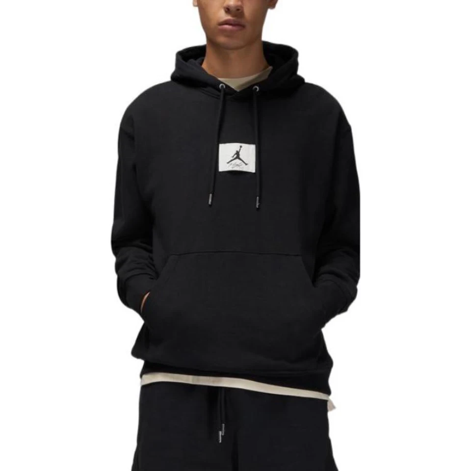 Original Air Jordan New Black Men\'s Hoodie Sports Casual Knit Basketball Pullover DQ7339-010