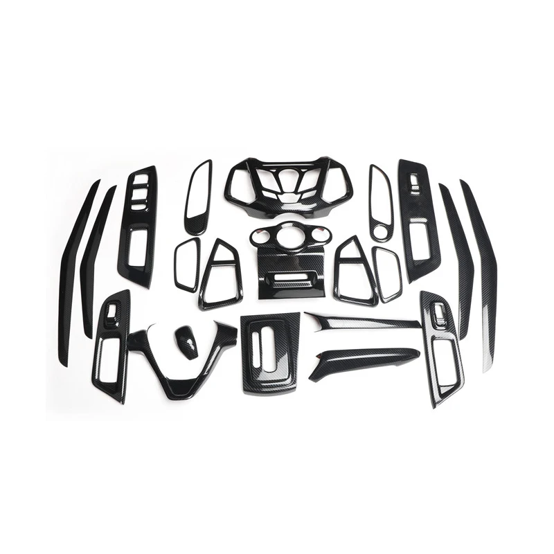 

Для Ford Ecosport 2013 2014 2015 2016 2017 ABS аксессуары из углеродного волокна стильные молдинги для украшения интерьера автомобиля
