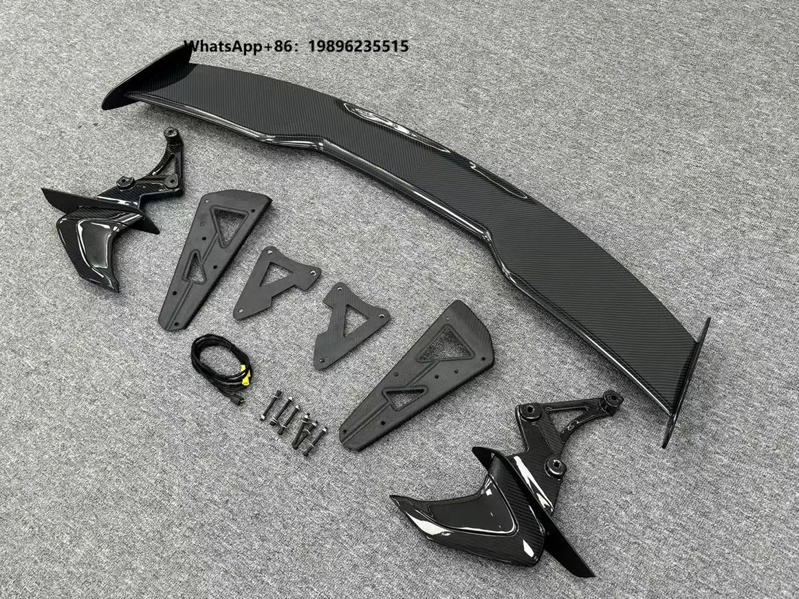 Excellent Quality Carbon Fiber Single Deck Wing Rear Spoiler for 570S/GT Models Fits Rear Bumper