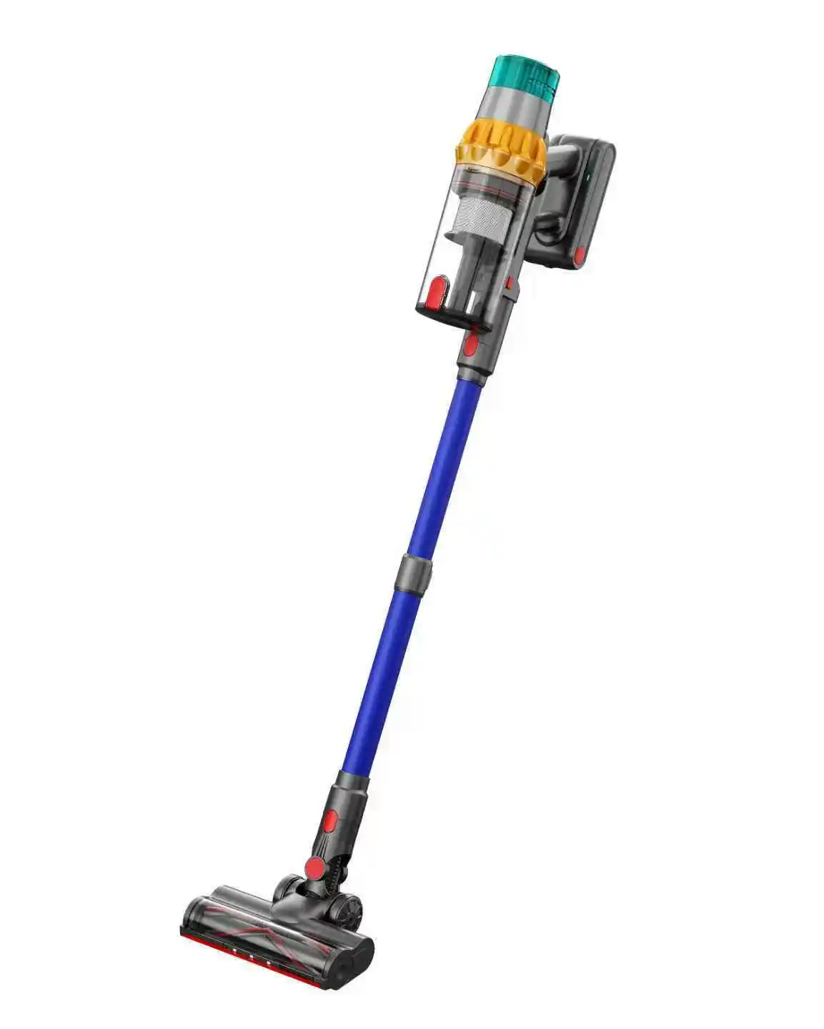 

E.LUO Cordless Stick Vacuum Cleaner LED Touch Screen Cyclone Cleaner For Home Carpet Wood Floor Pet Hair For Car Hotel Use