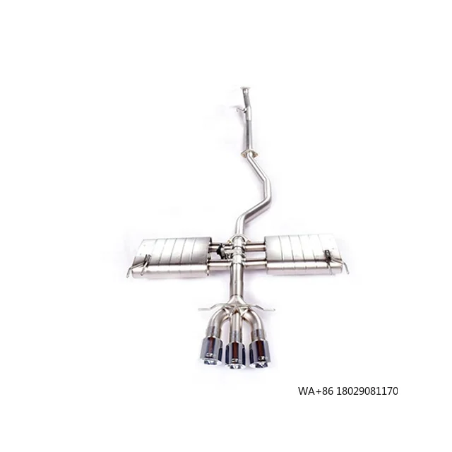 

Китайский производитель: Нержавеющая сталь 304, тройные насадки из углеродного волокна с электрическим клапаном для 1.5T 10-го поколения