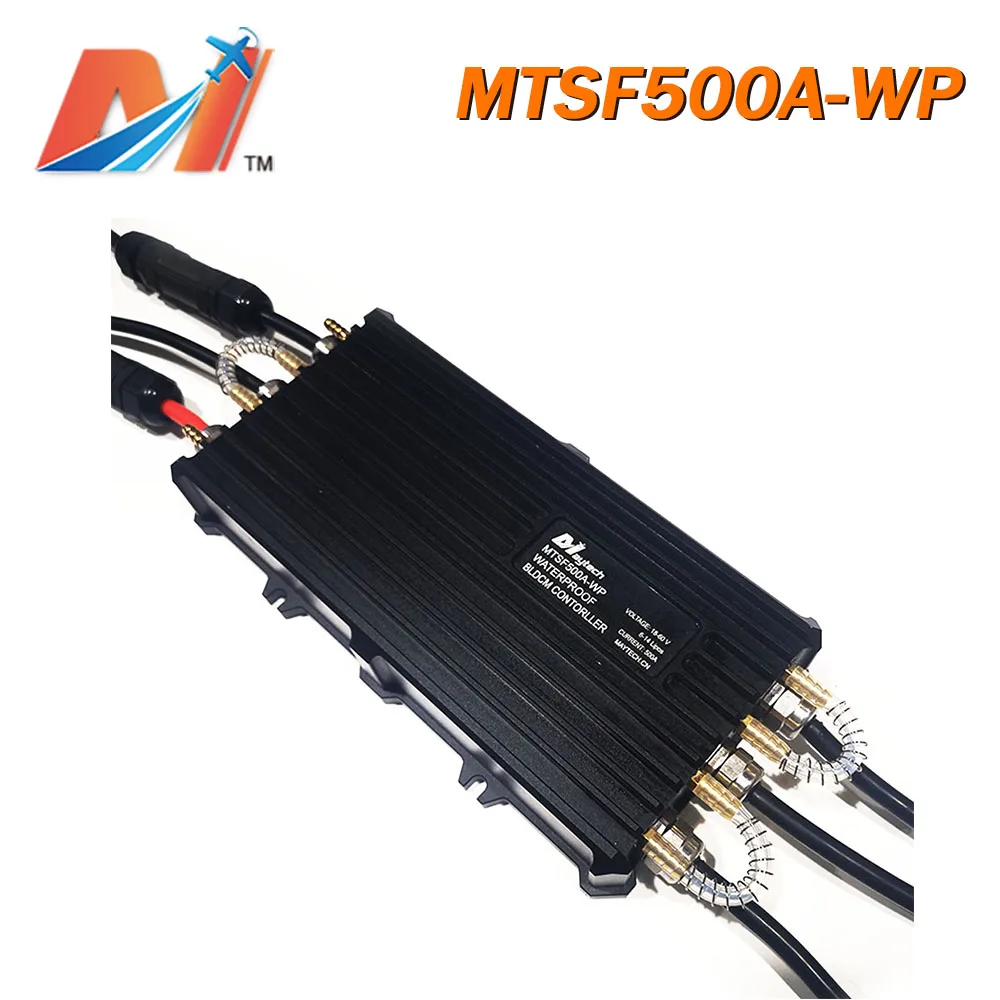 MAYRC DC-DC 500A Waterproof ESC Controller with Watercooled Tube Built in 75V to 5V for Electric Kayak Surfboard Jet Board Boat