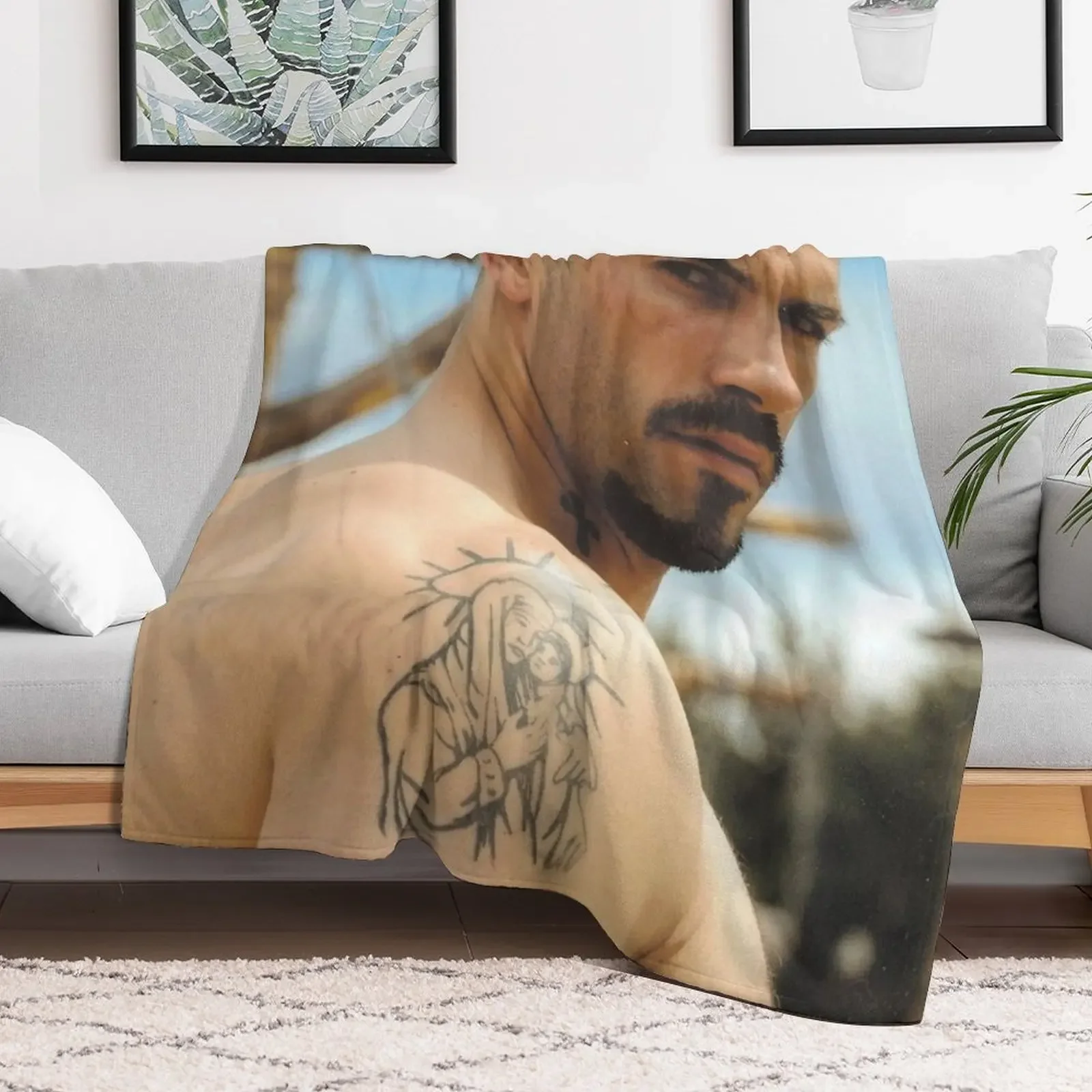 يوري بويكا رمي بطانية العلامة التجارية الفاخرة أريكة لحاف محشوة بطانيات فروي #2