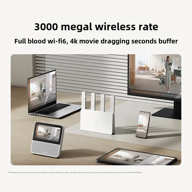 Xiaomi Router AX3000E WiFi6 Wireless Router 3000Mbps 4 Independent Signal Amplifier Network Port Aggregation Smart WiFi Router