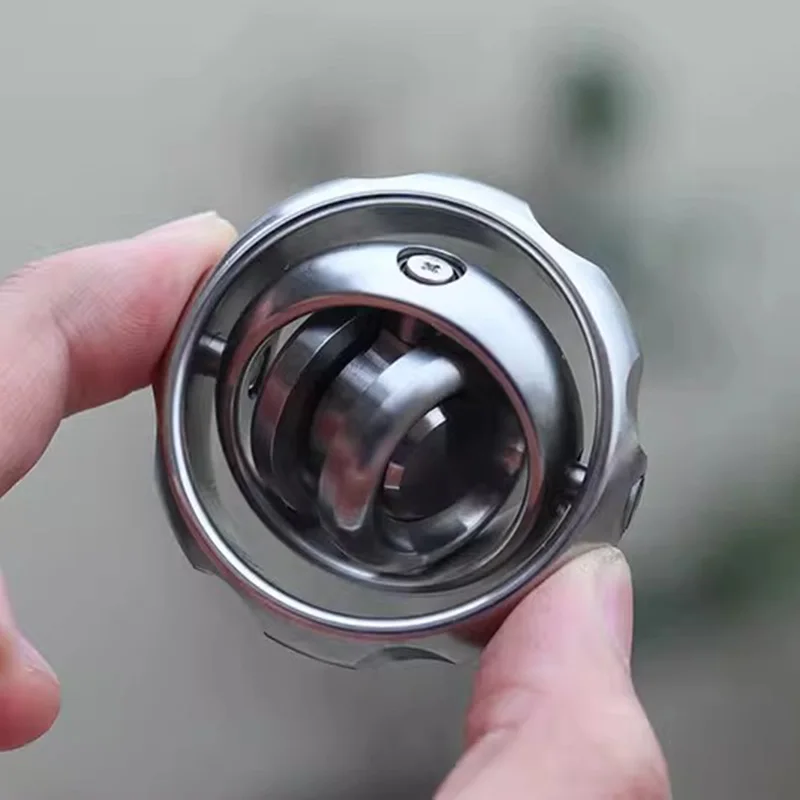 Mechforce EDC 3D Metall-Fingerspitzen-Gyroskop Rotations-Balance Schwarze Technologie Fidget Spinner Entspannungsspielzeug Desktop-Fidget-Spielzeug