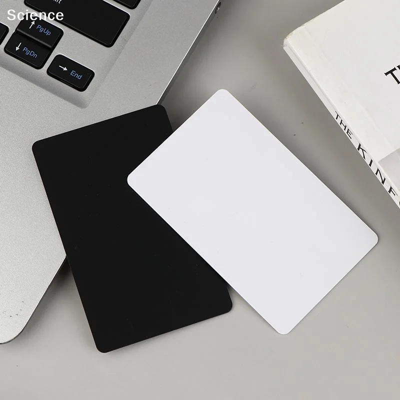 10Pcs NFC216 PVC Black White Blank RFID Cards 13.56MHZ Access Control Printable Cards PVC Door Cards
