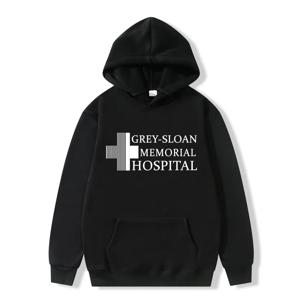 

Grey's Anatomy Pullover Grey Sloan Memorial Hospital Hoodie Meredith Grey Derek Shepherd Grey's Hoodie Man Hoodies Sweatshirt