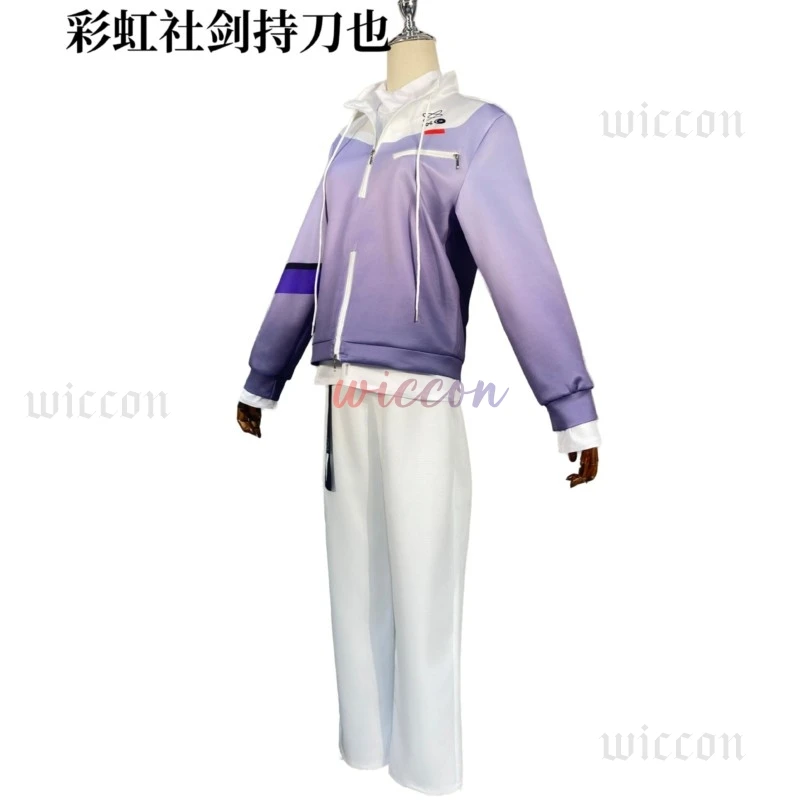 Toya Cosplay Tracksuit Hoodies Pullover Wig Daily Party Suit for Adult Man Cosplay Wig collection with Kenmochi character style view 2