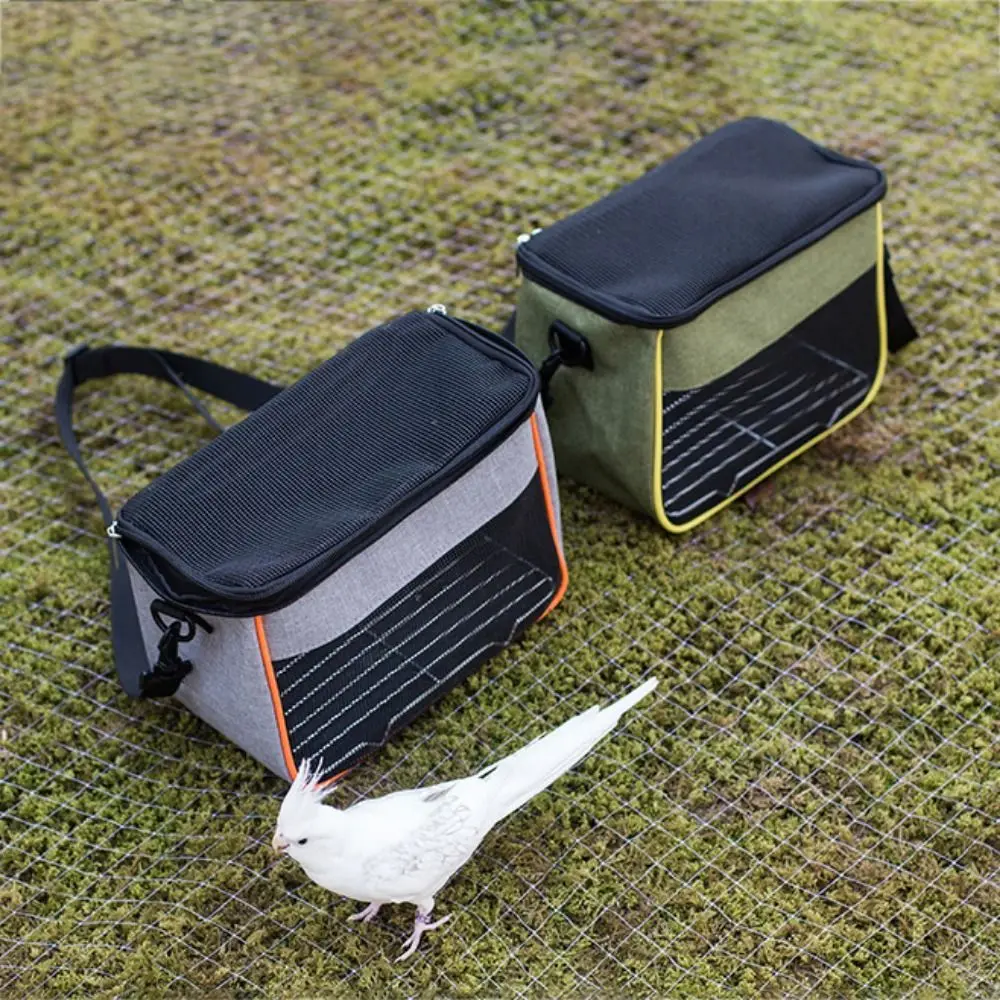 Bird Cage Portable Parrot Carrier Hamster Lizard Bag Sugar Glider Backpack Small Animals Accessories