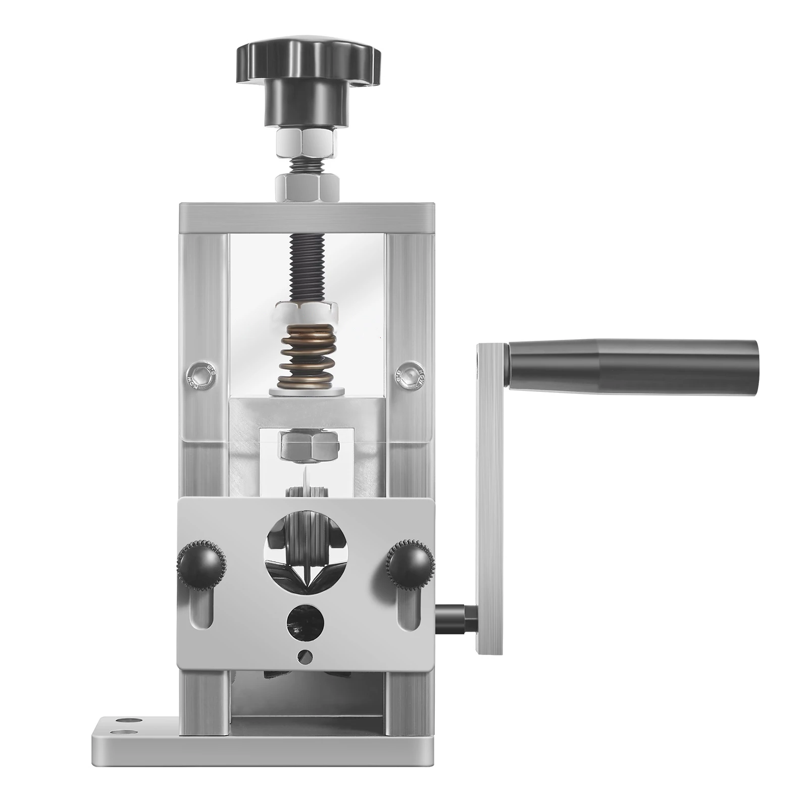 SucceBuy Manual Wire Stripping Machine 0.06-1 in Aluminum Alloy Frame Hand Crank or Drill Powered for Scrap Copper Recycling