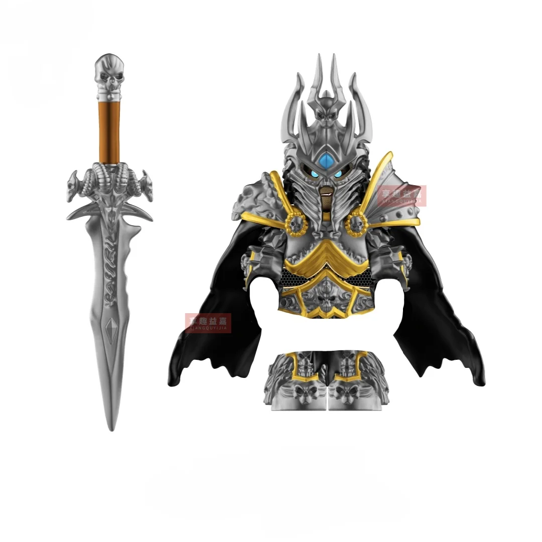 

New World Of Warcraft Wow Building Blocks Orc Lich King Mini Action Figure Toys